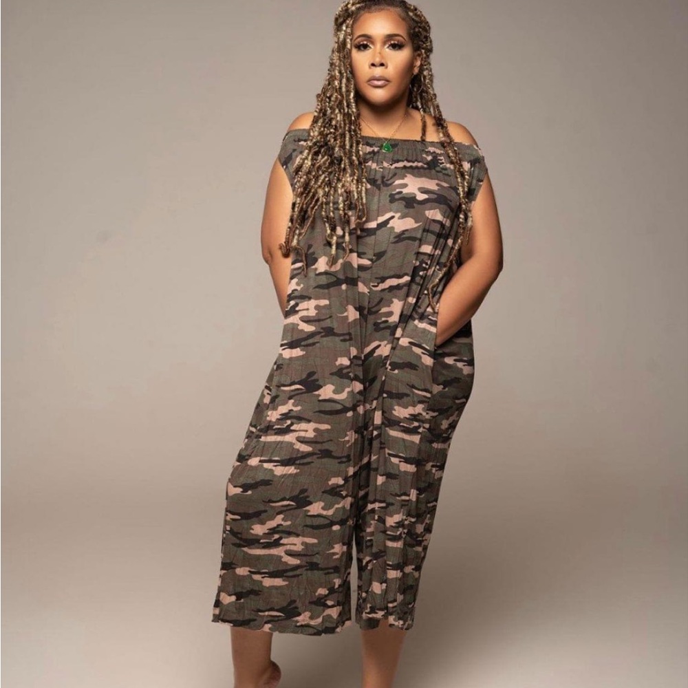 Camouflage jumpsuit